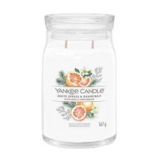 yankee candle pamplemousse et epicea blanc large jarre white spruce et grapefruit 