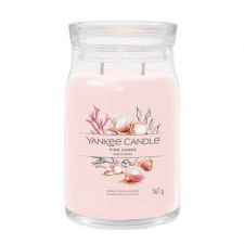 ankee candle pink sand sable rose large jarre 
