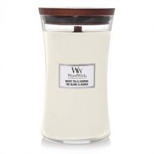 white tea jasmine large candle woodwick 