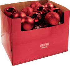 can211220 boule de noel 12cm rouge