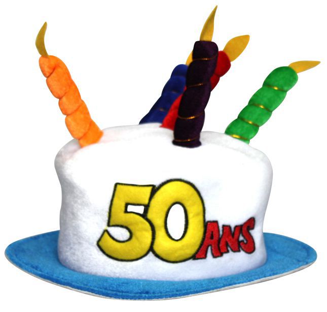 Chapeau Anniversaire 50 Ans La Vie Moins Chere