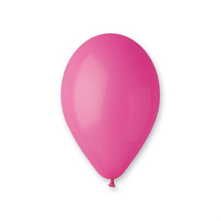 100 ballons pastels fuchsia 