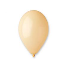 100 ballons pastels jaune 