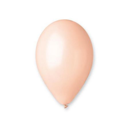 100 ballons pastels peche 