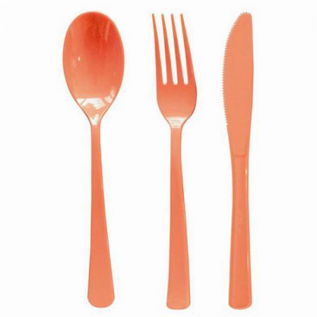 menagere plastique orange 30 pieces 