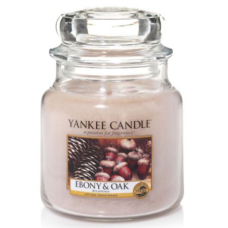 1519668e yankee candle ebony oak medium jar bois precieux 
