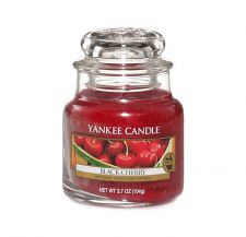 black cherry small jar yankee candle