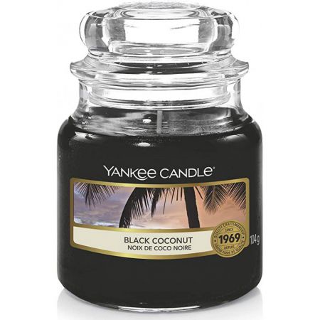 black coconut small jar yankee candle 