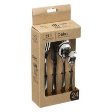 boite menagere inox deka 24 pieces 