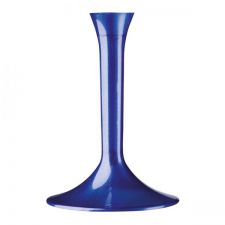 pied de verre couleur bleu pelre 