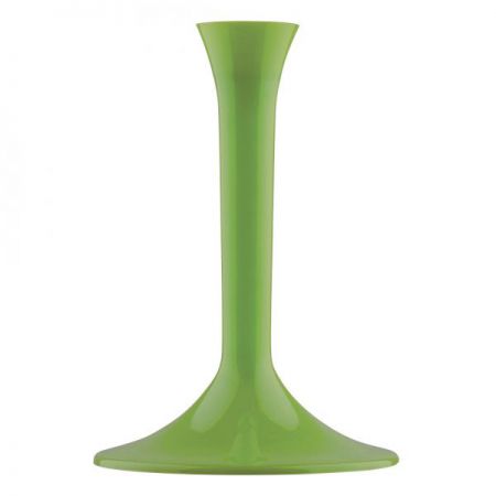 pied de verre couleur vert 