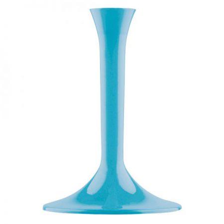 pied de verre couleur turquoise 