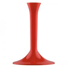 pied de verre couleur rouge 