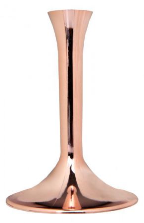 pied de verre couleur rose gold 