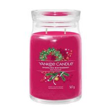 yankee candle sparkling winterberry houx etincelant large jarre 