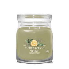 yankee candle sauge et agrume moyenne jarre sage et citrus 