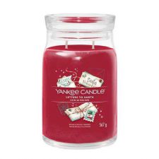 letters to santa yankee candle lettre au pere noel large jarre 