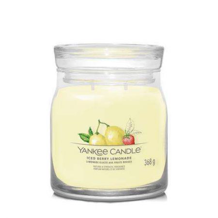 yankee candle iced berry lemonade moyenne jarre signature 