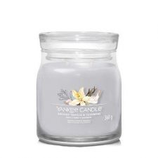 jarre moyenne yankee candle vanille fumee et cachemire 