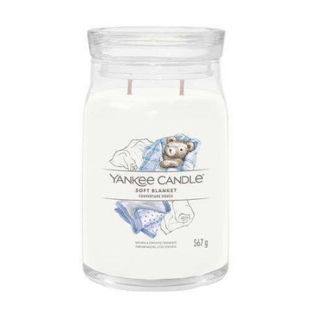 yankee candle large jarre soft blanket couverture douce 