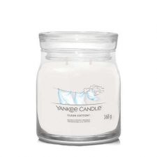 yankee candle fraicheur et douceur moyenne jarre clean cotton 
