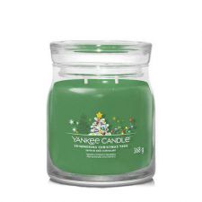 yankee candle moyenne jarre shimmering christmas tree 