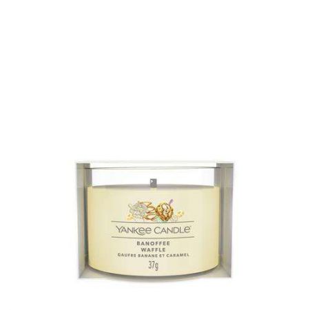 yankee candle gauffre banane et caramel filled votive banoffee waffle 