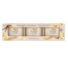 yankee candle creme brulee a la vanille pack de 3 filled votives vanilla creme brulee 