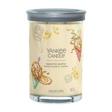 yankee candle gaufre banane et caramel large tumbler banoffee waffle 