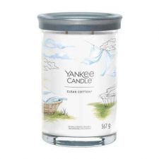 yankee candle douceur et tendresse large tumbler clean cotton 