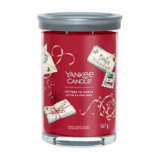 yankee candle lettre au pere noel large tumbler letters to santa 