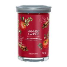 yankee candle couronne de pommes rouges large tumbler red apple wreath 