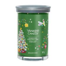 yankee candle sapin de noel scintillant large tumbler shimmering christmas tree 