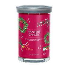 yankee candle houx etincelant large tumbler sparkling winterberry 