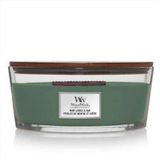 mint leaves oak ellipse candle woodwick 