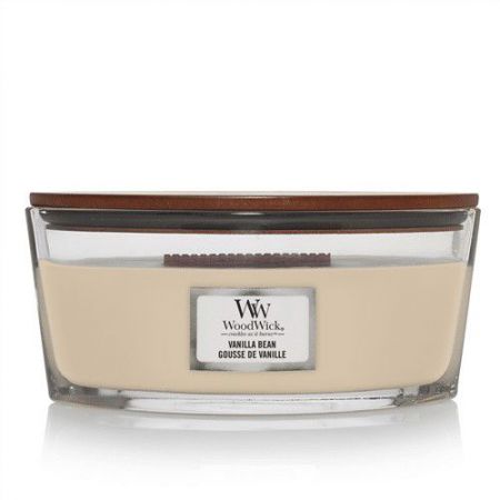 vanilla bean ellipse candle woodwick 