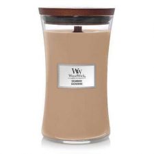 cashmere large candle woodwick 