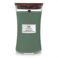 mint leaves oak large candle woodwick 