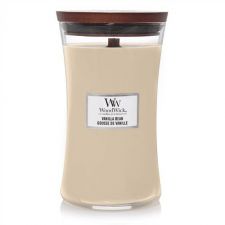 vanilla bean large candle woodwick 