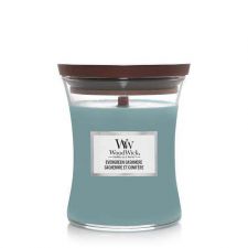 evergreen cashmere medium candle woodwick 