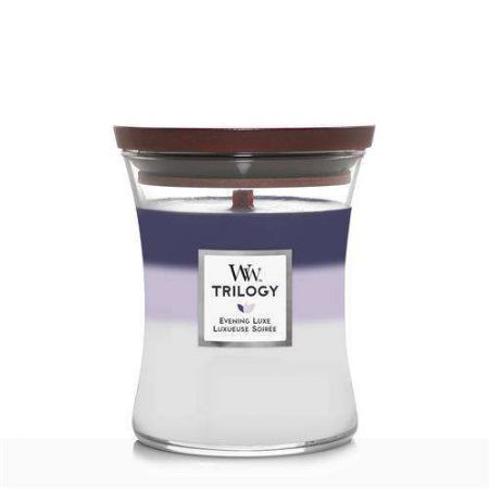 trilogy evenig luxe medium candle woodwick 