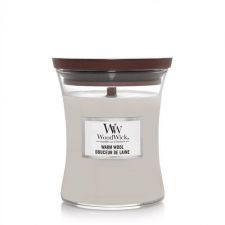 warm wool medium candle woodwick 