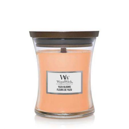 yuzu blooms medium candle woodwick 