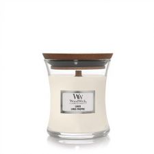 linen mini candle woodwick 