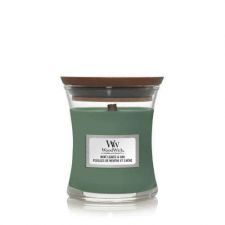 mint leaves oak mini candle woodwick 