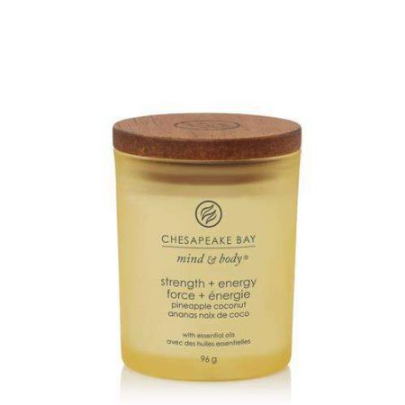 chesapeake ananas noix de coco mini candle force et energie 