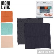 torchon lavette x4 30x30 urban living 