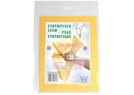 peau synthetique perforee 38x36cm 
