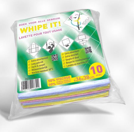 lavette tout usage koale x10 36x38cm 