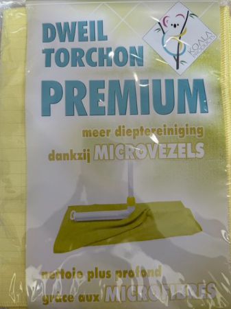 torchon koala jaune microfibre 